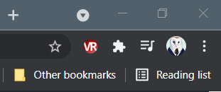 MyVRSpot Extension Icon Location