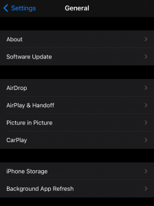 iPhone Storage