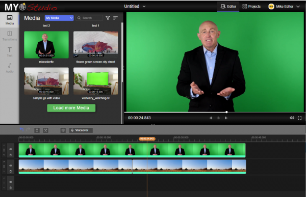 green screen edit!